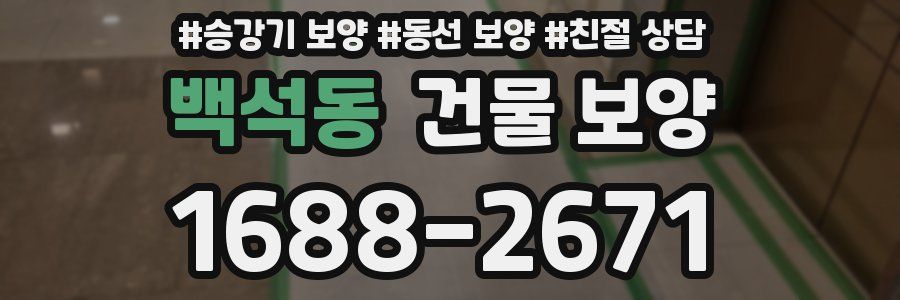 백석동 건물 보양