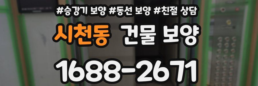시천동 건물 보양
