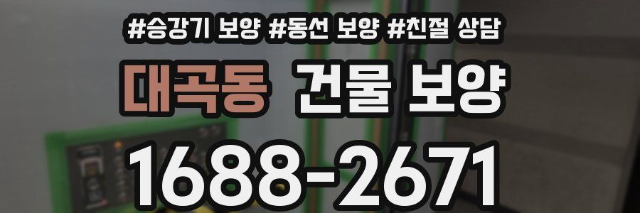 대곡동 건물 보양
