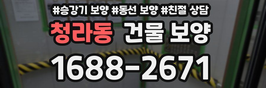 청라동 건물 보양