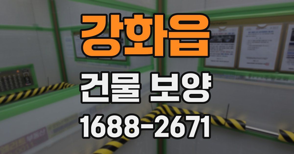 강화읍 건물 보양