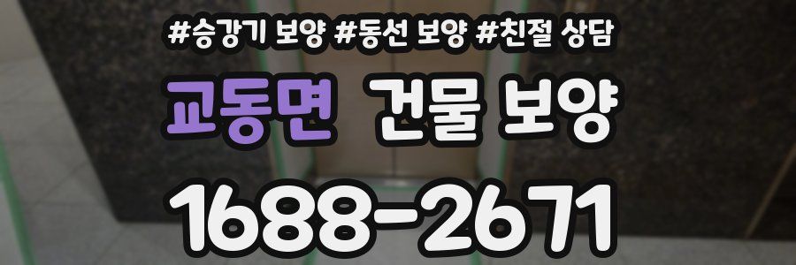 교동면 건물 보양