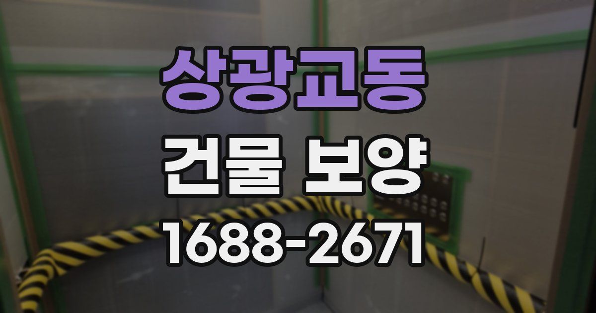 상광교동 건물 보양