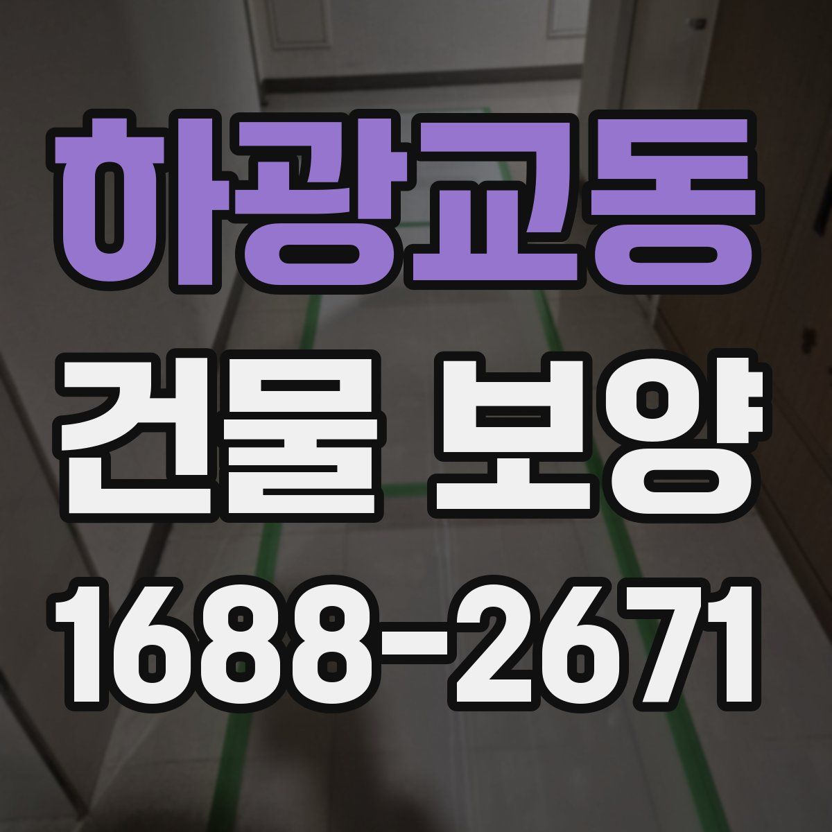 하광교동 건물 보양