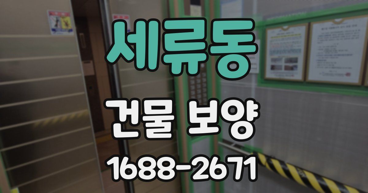 세류동 건물 보양