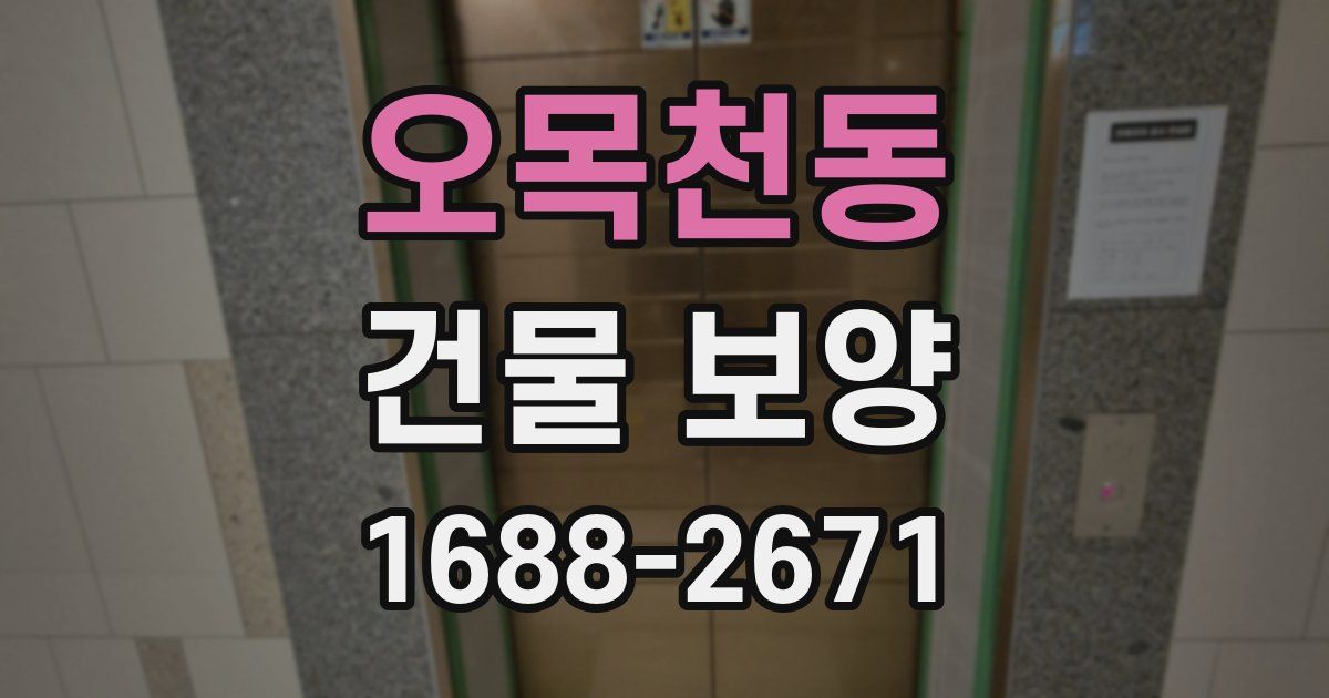 오목천동 건물 보양