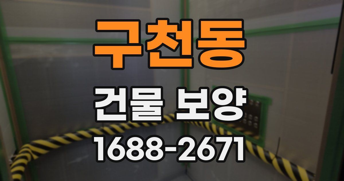 구천동 건물 보양