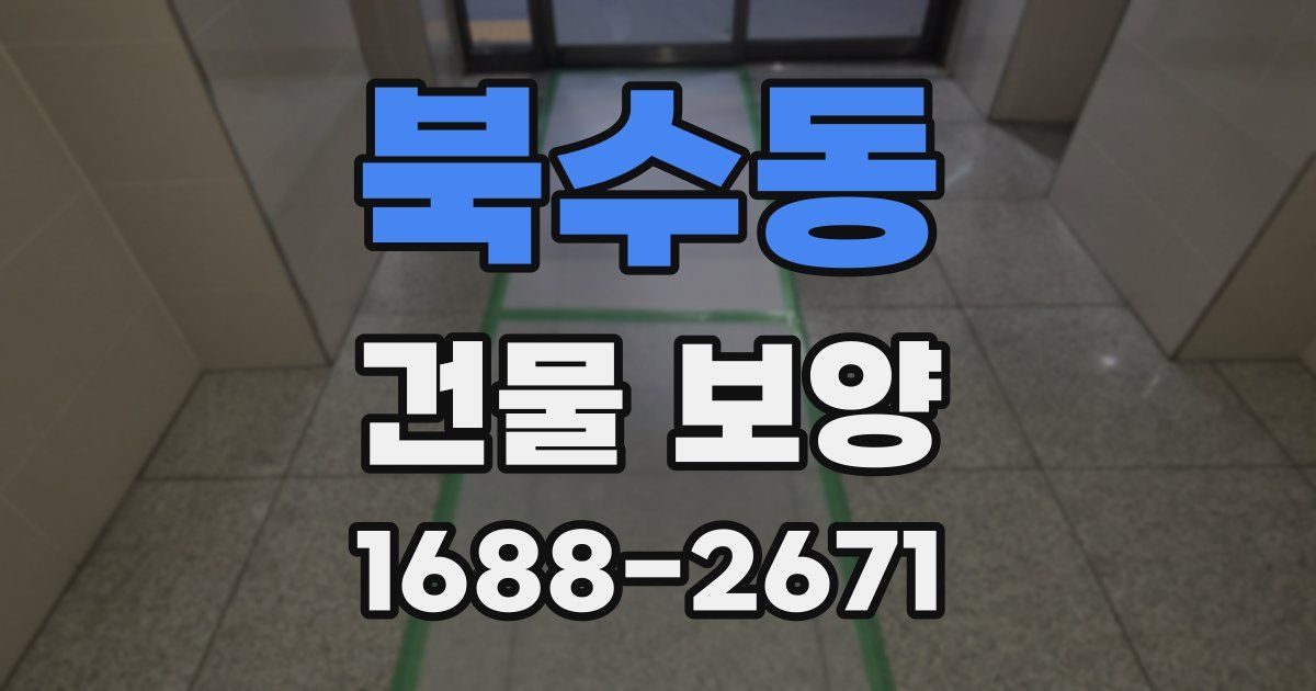 북수동 건물 보양