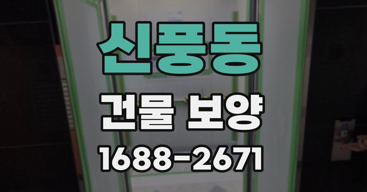신풍동 건물 보양