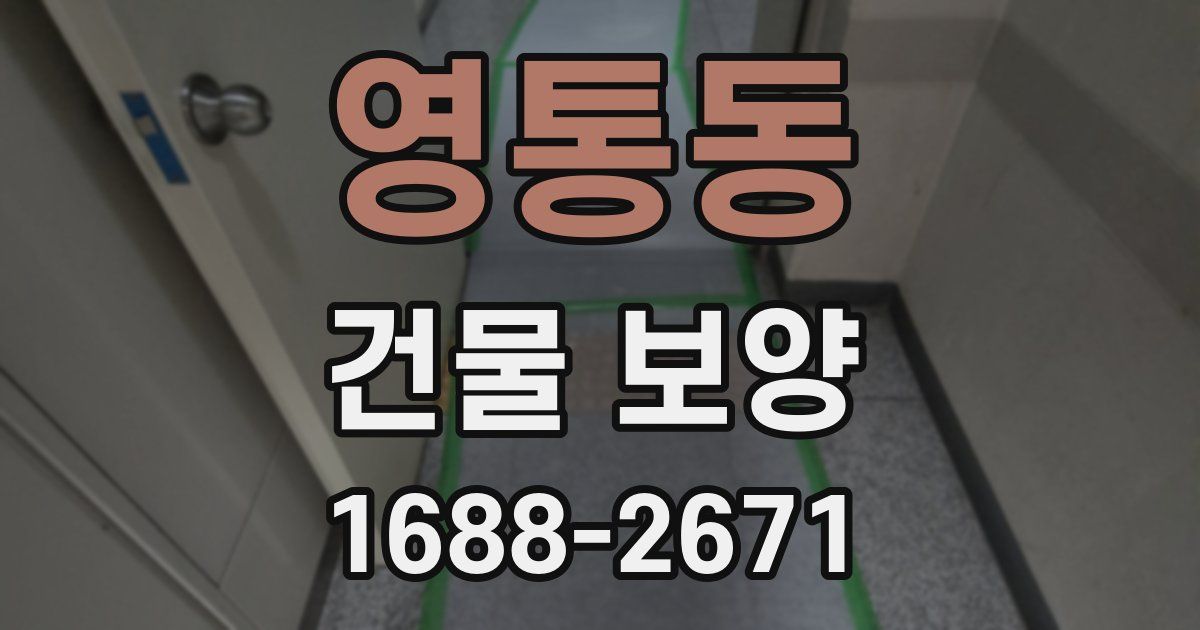영통동 건물 보양