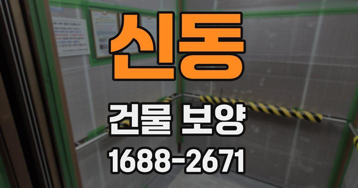신동 건물 보양