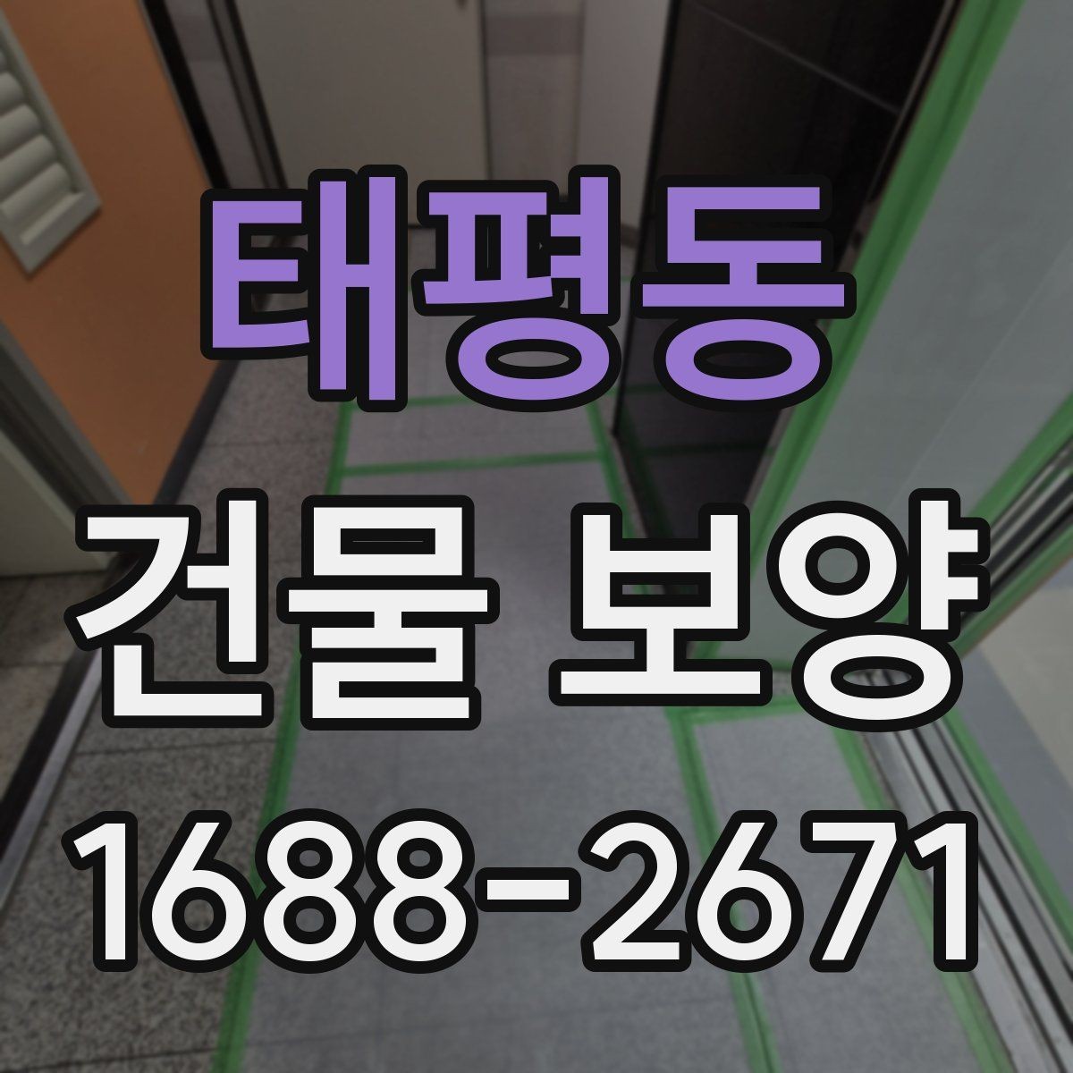 태평동 건물 보양 시 공정 간 간섭을 줄이는 방법
