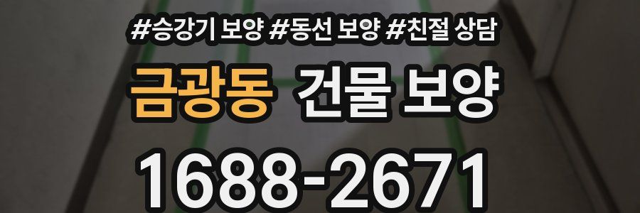 금광동 건물 보양