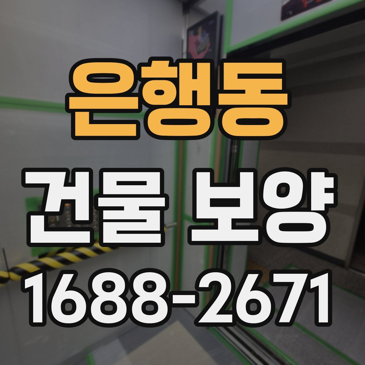 은행동 건물 보양