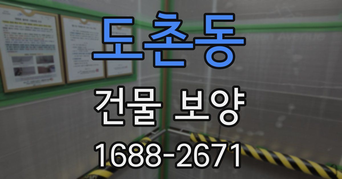 도촌동 건물 보양