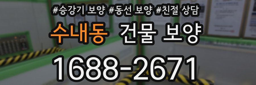 수내동 건물 보양