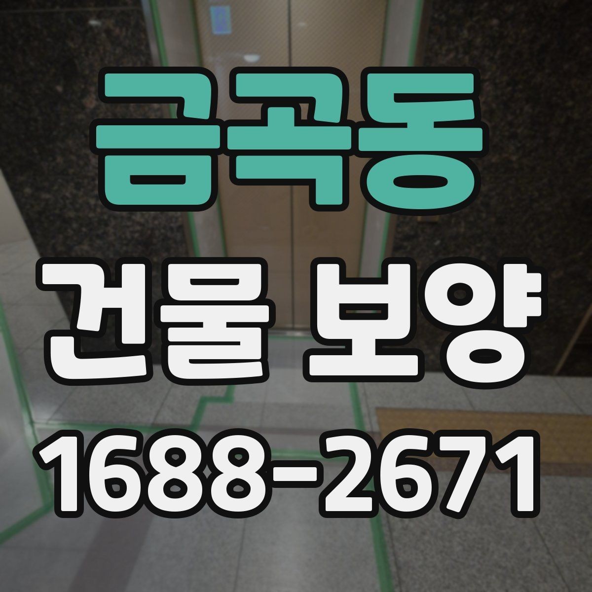 금곡동 건물 보양 작업 전 준비물과 체크항목