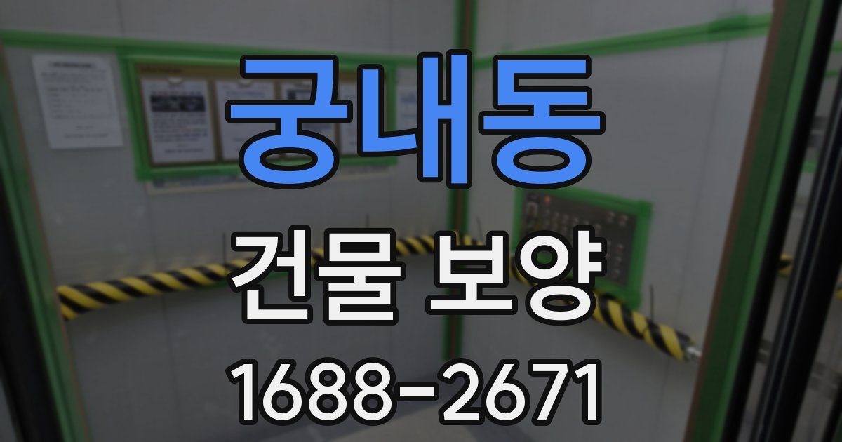 궁내동 건물 보양