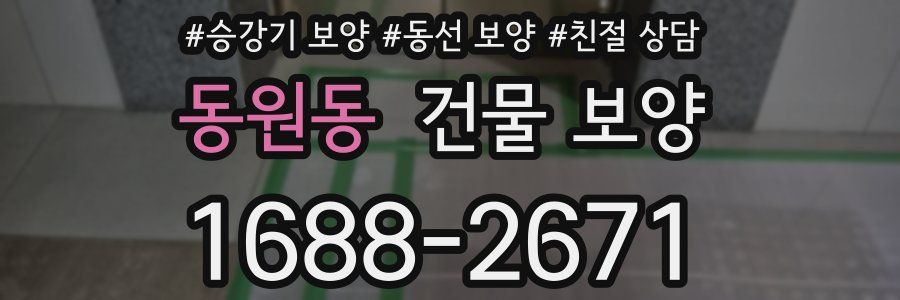 동원동 건물 보양