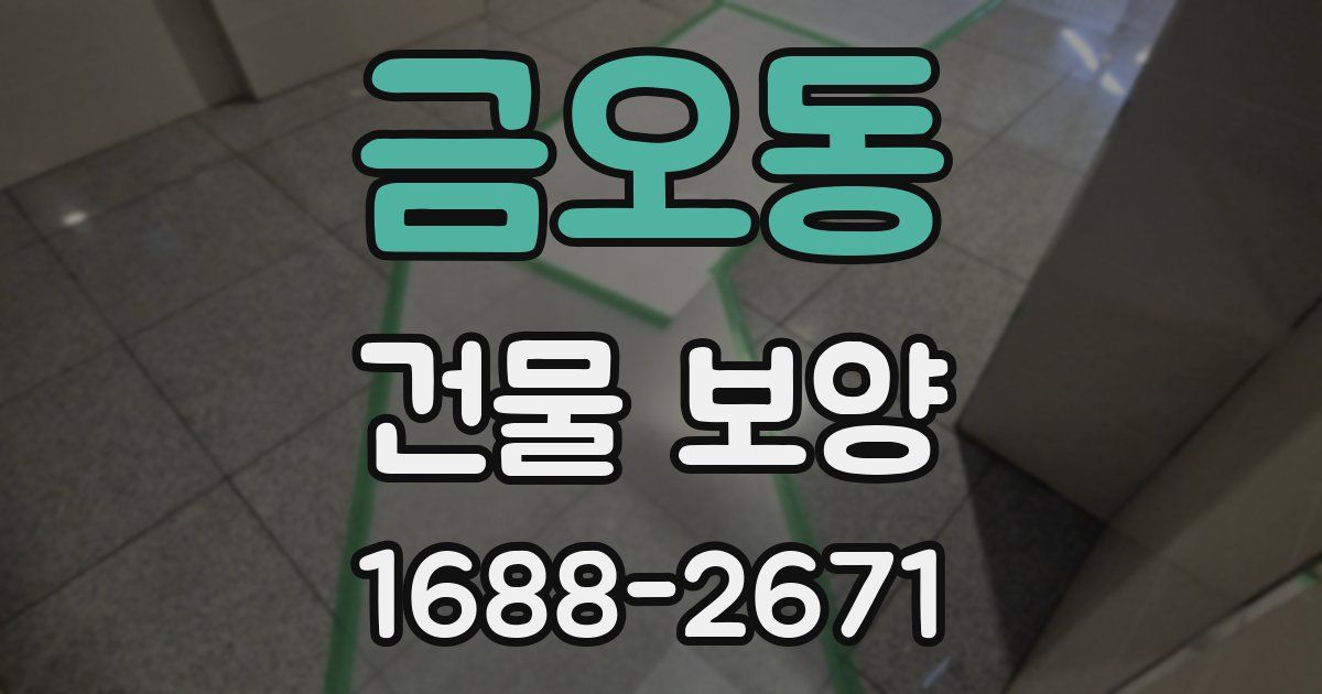 금오동 건물 보양