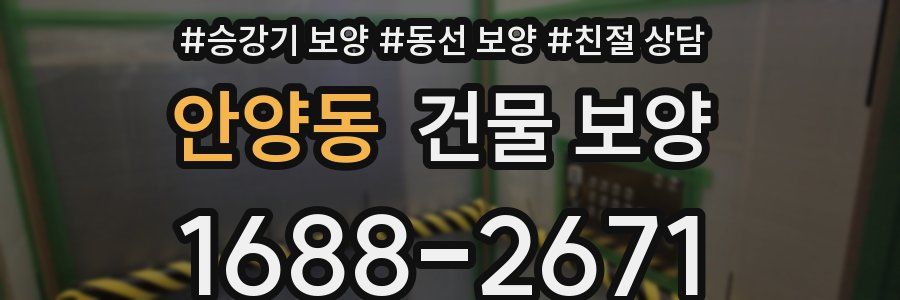 안양동 건물 보양