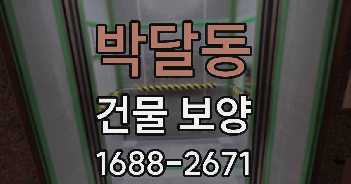 박달동 건물 보양