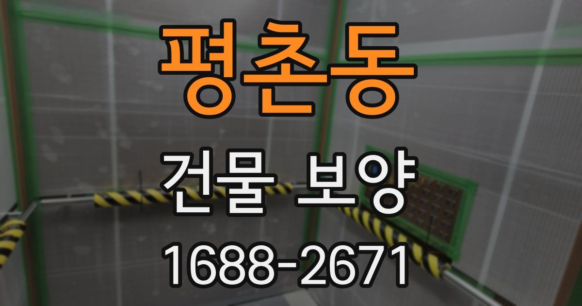 평촌동 건물 보양
