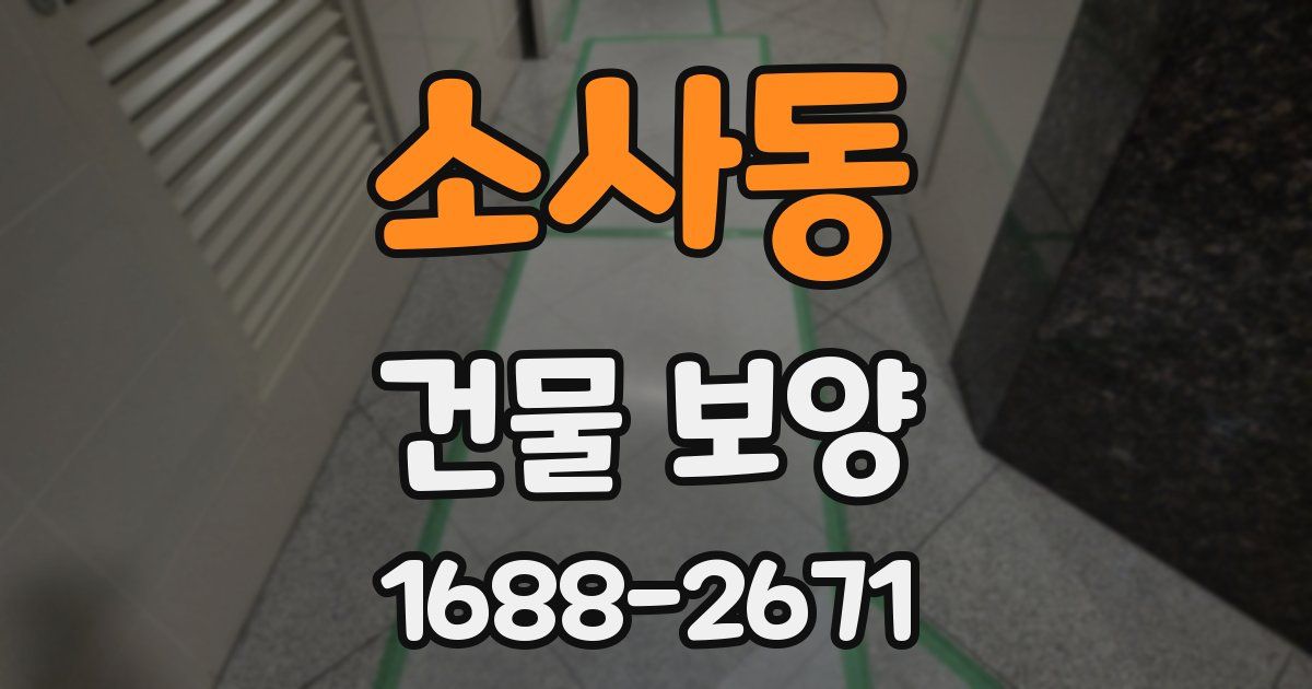 소사동 건물 보양