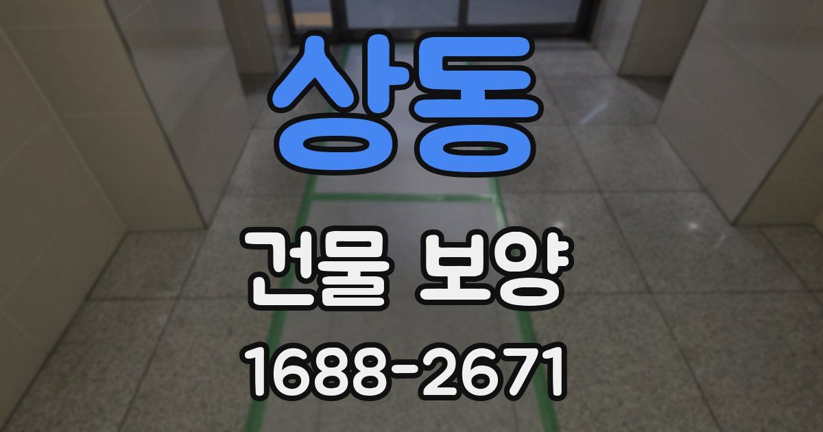 상동 건물 보양