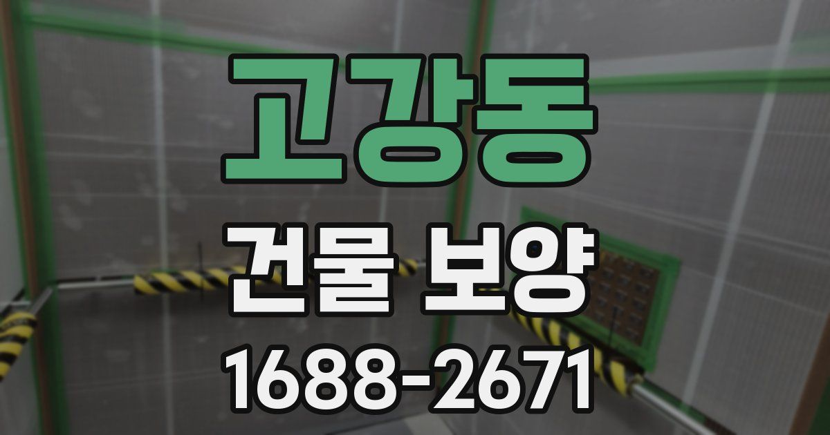 고강동 건물 보양