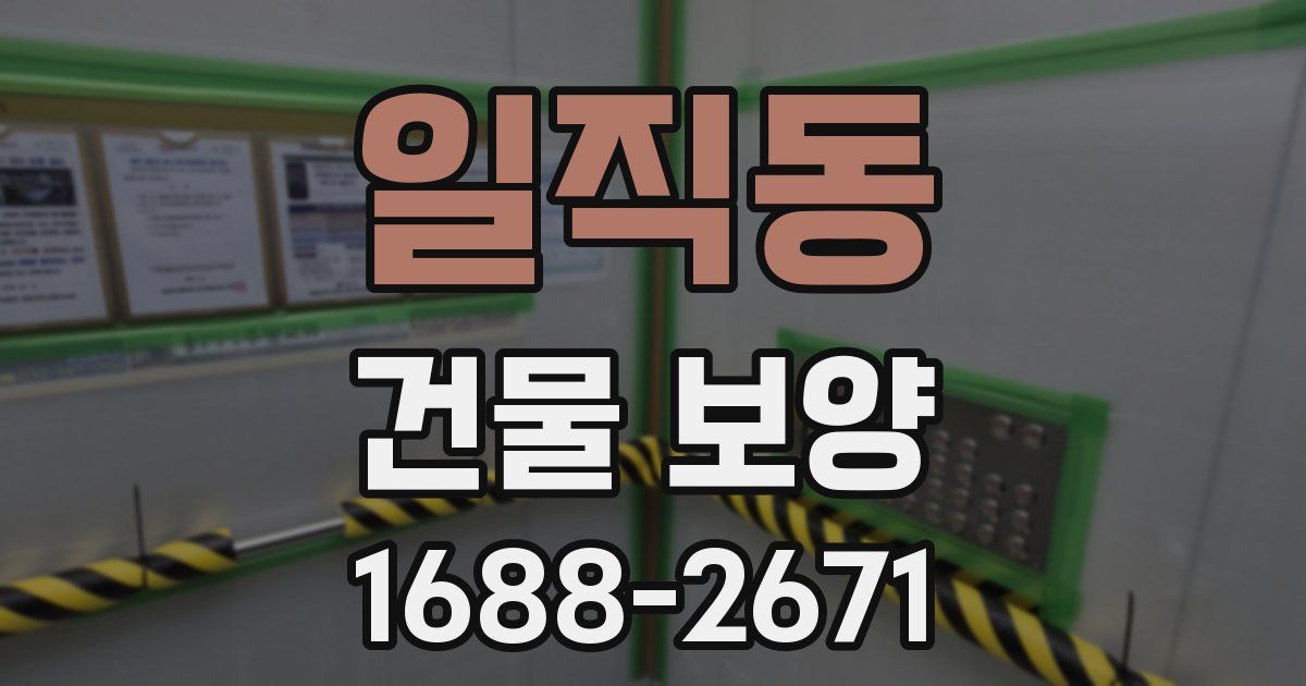 일직동 건물 보양
