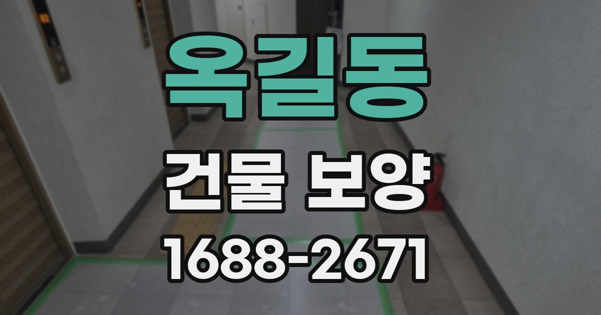 옥길동 건물 보양