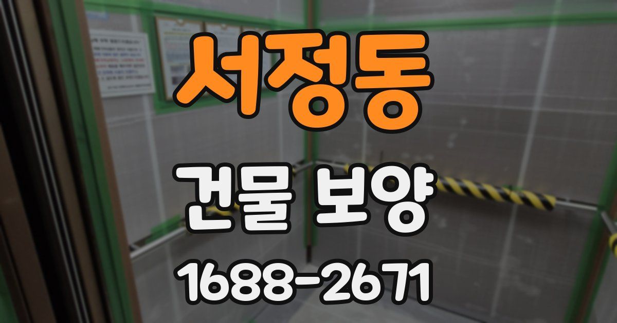 서정동 건물 보양