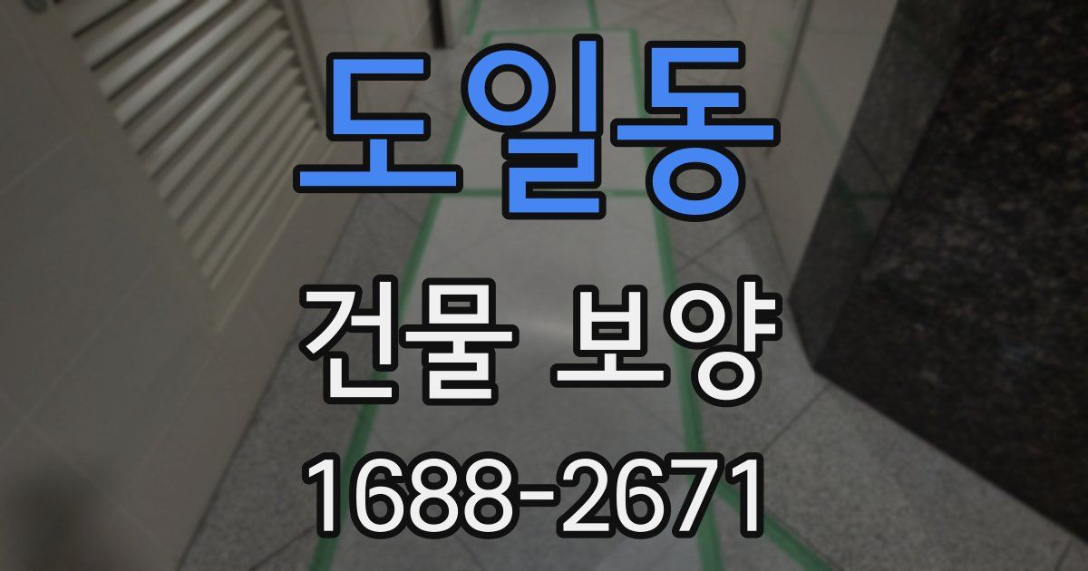 도일동 건물 보양