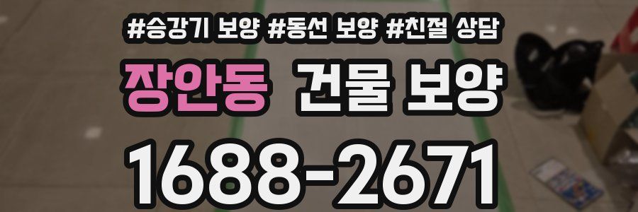 장안동 건물 보양