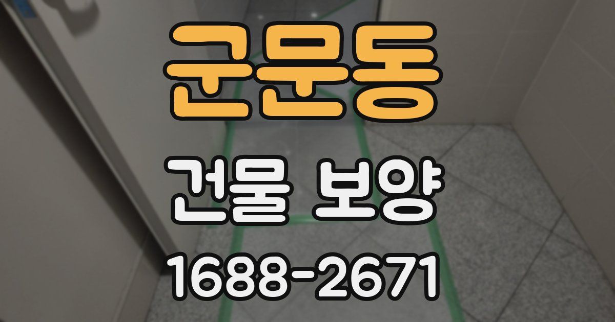 군문동 건물 보양