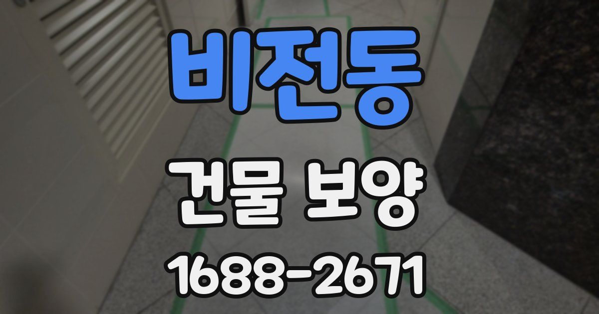 비전동 건물 보양