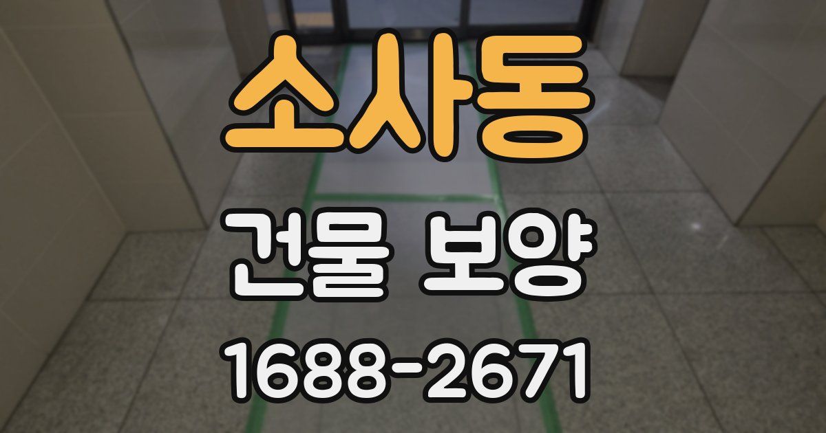소사동 건물 보양