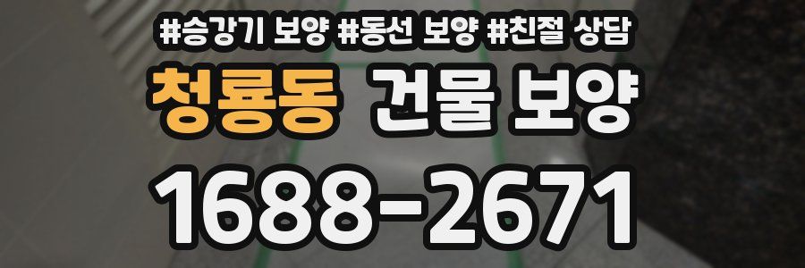 청룡동 건물 보양
