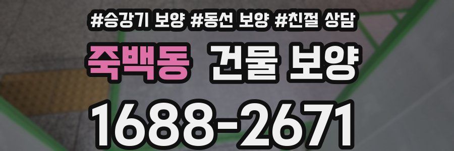 죽백동 건물 보양