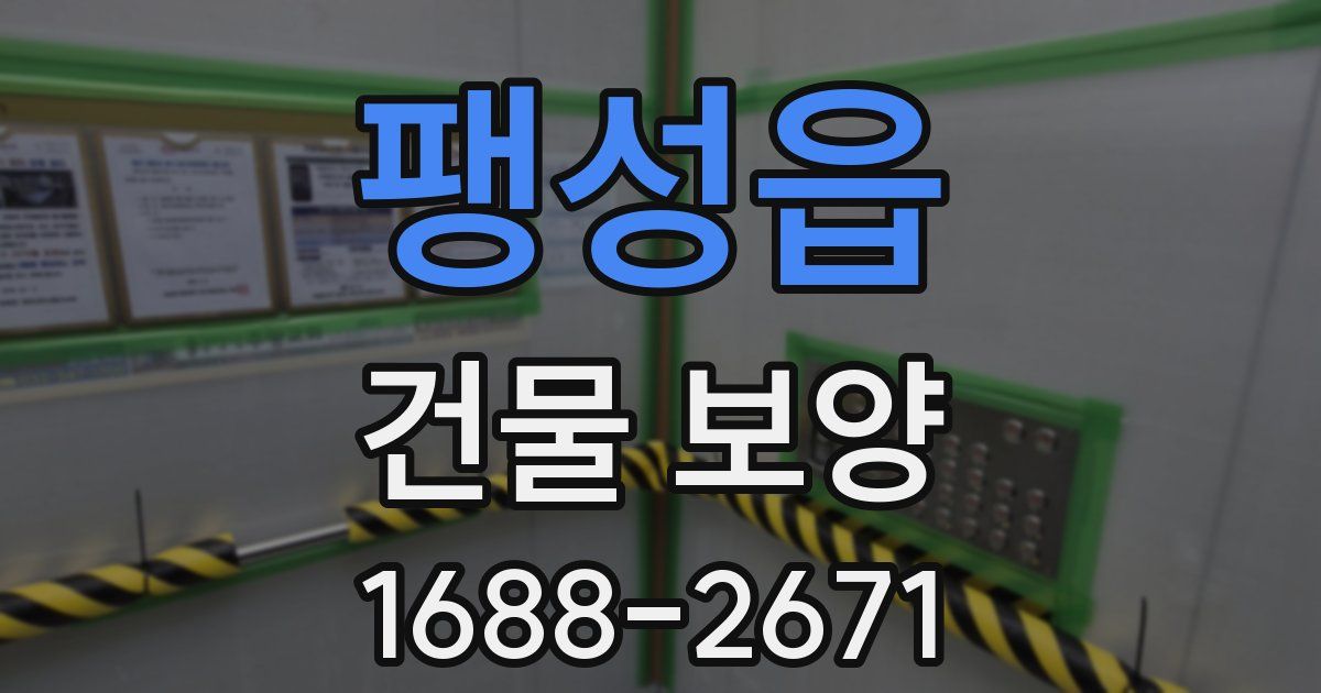 팽성읍 건물 보양