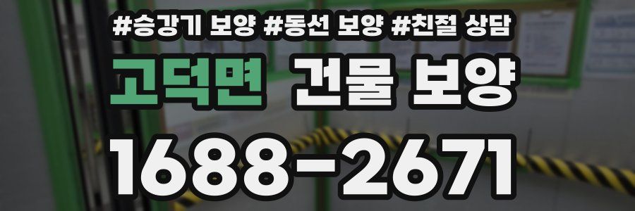 고덕면 건물 보양