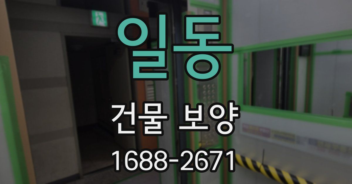 일동 건물 보양