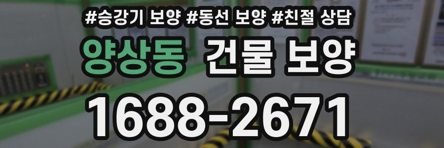 양상동 건물 보양