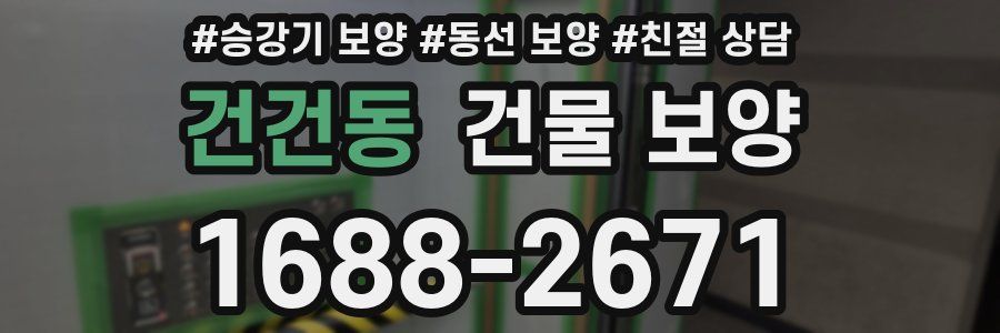 건건동 건물 보양