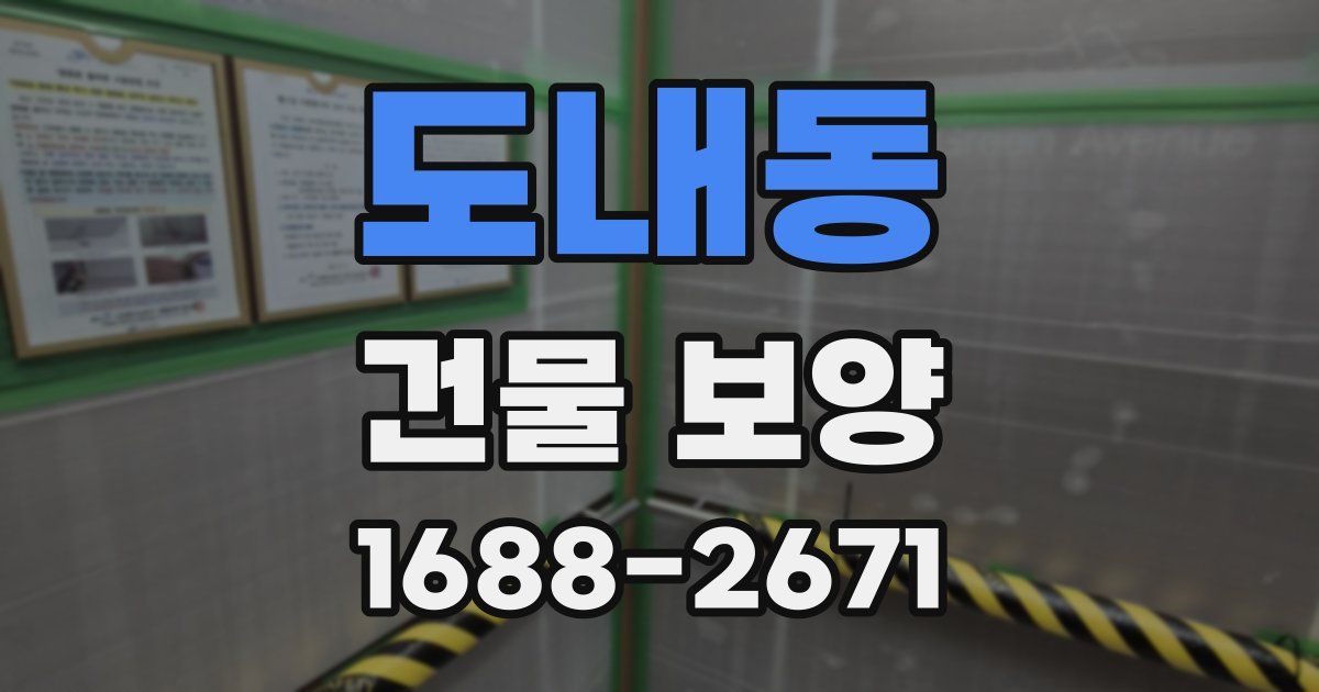 도내동 건물 보양