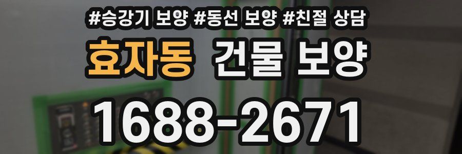 효자동 건물 보양