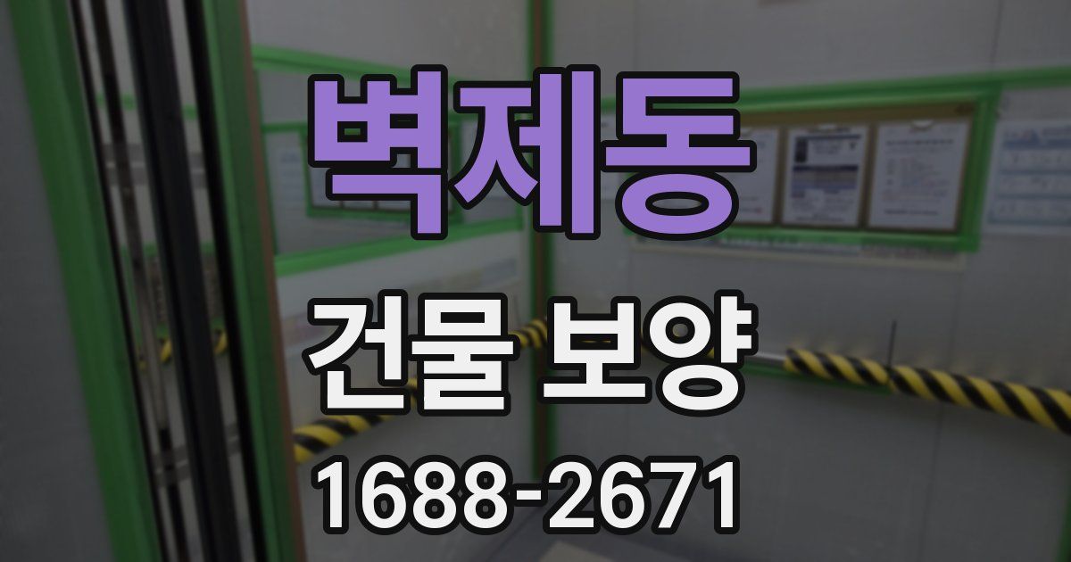벽제동 건물 보양