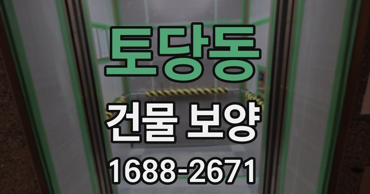 토당동 건물 보양