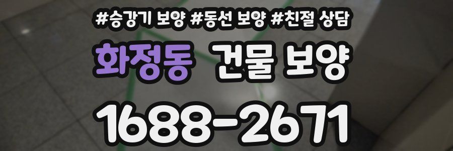 화정동 건물 보양